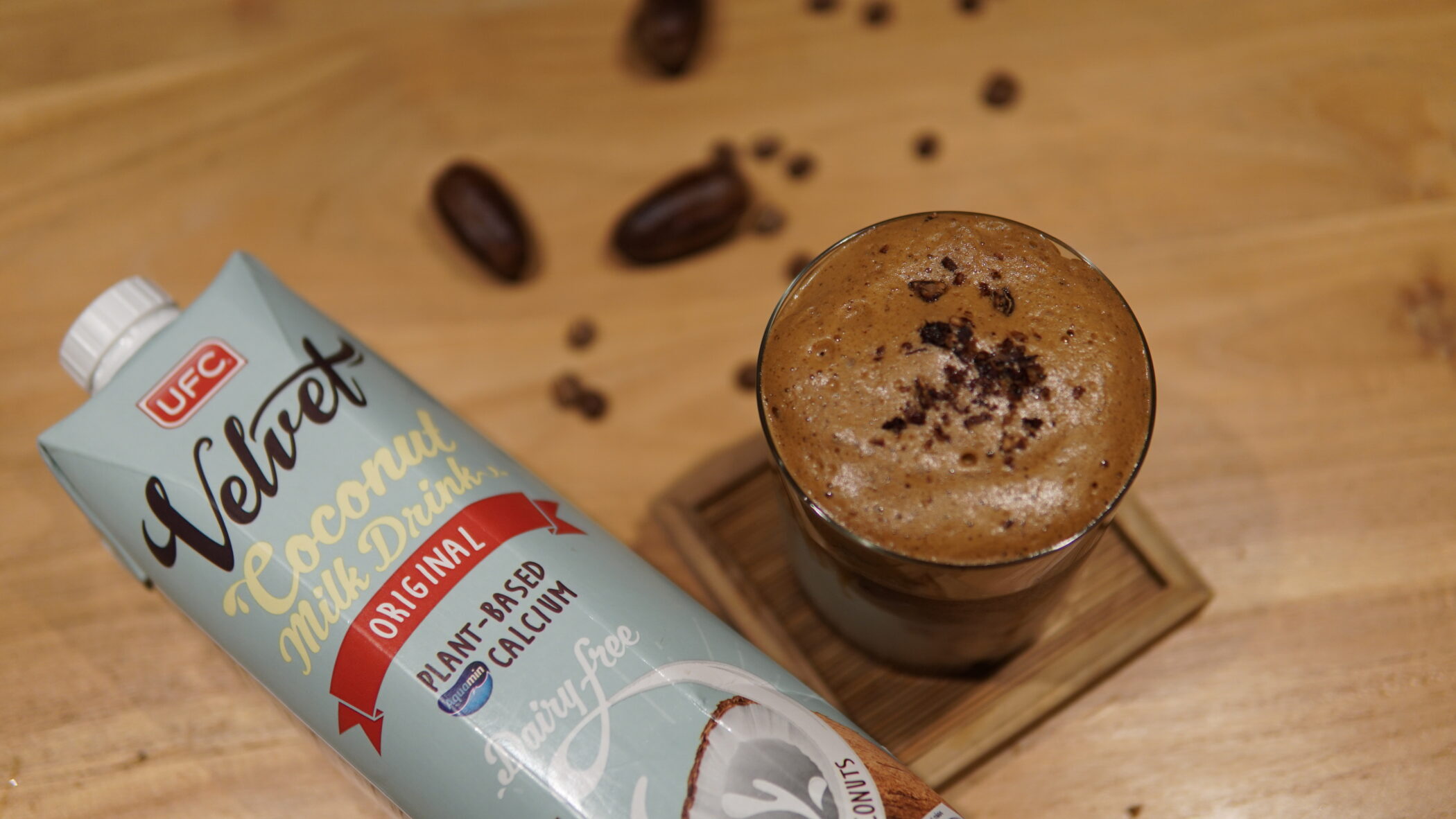 Nutmeg Honey Dalgona Coffee - UFC REFRESH COCONUT WATER