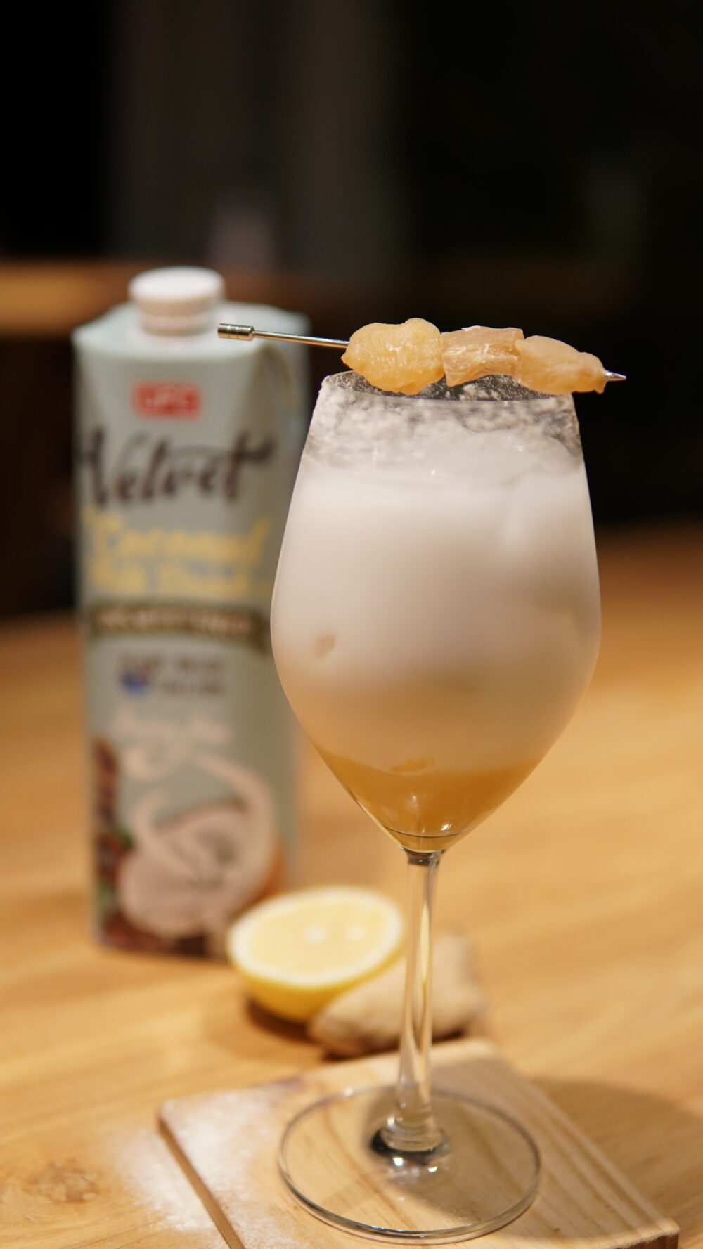 Honey Ginger Latte - UFC REFRESH COCONUT WATER