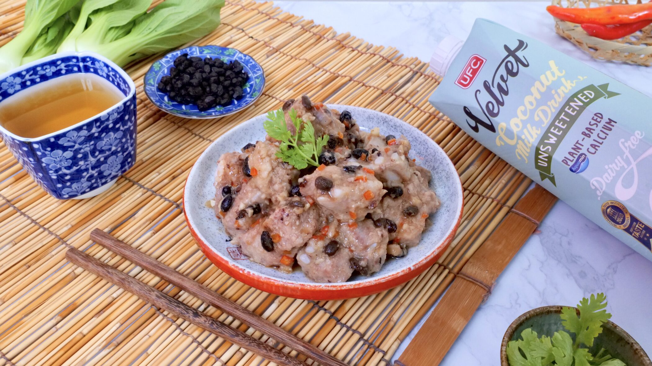 Steamed Spareribs with Black Bean Sauce - UFC REFRESH COCONUT WATER