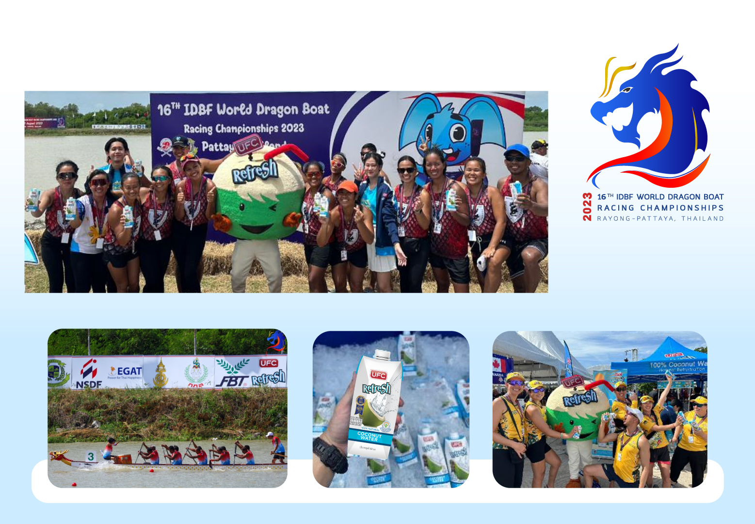 16th IDBF World Dragon Boat Racing Championships UFC REFRESH COCONUT